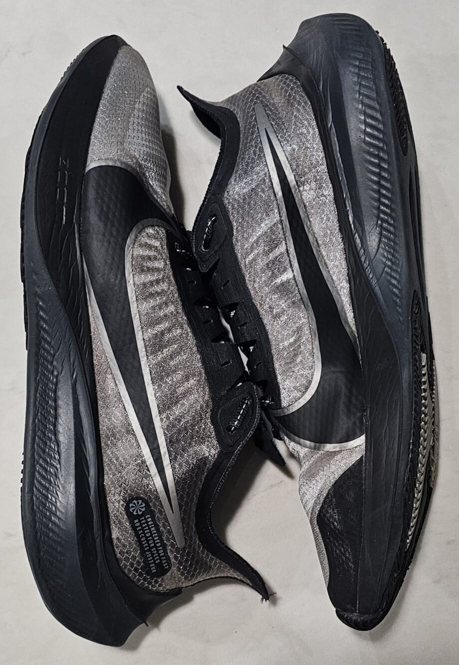 Nike Zoom Gravity Black Anthracite Men's Running Shoes Size 10.5 BQ3202-004